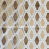 Мрамор Emperador и Crema Marfil для мозаичной плитки с длинным шестигранником
