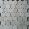 Восточный белый мрамор мозаика шестиугольник